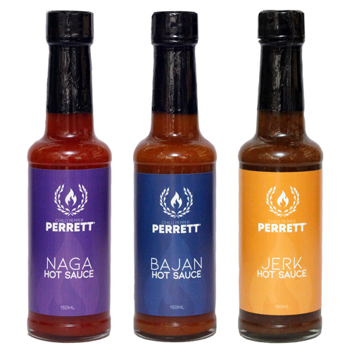 Chilli Pepper Perrett 2020 Hot Sauce Collection Set (3x150ml)