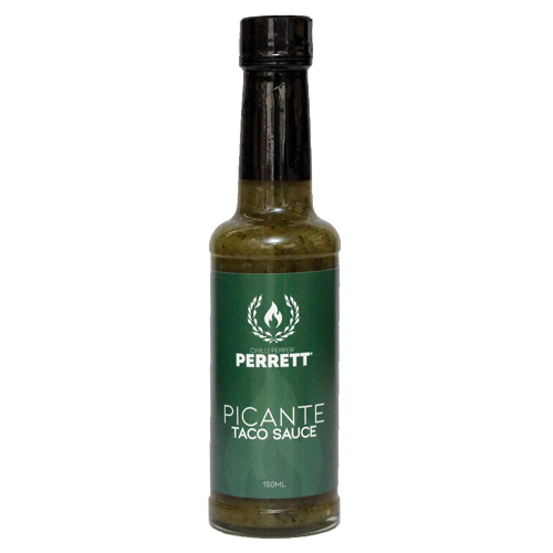 Chilli Pepper Perrett - Picante Taco Sauce 150ml Bottle
